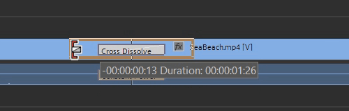 Premiere Pro: Changing Cross Dissolve Transition Duration