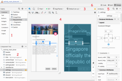 Программа для андроид layout