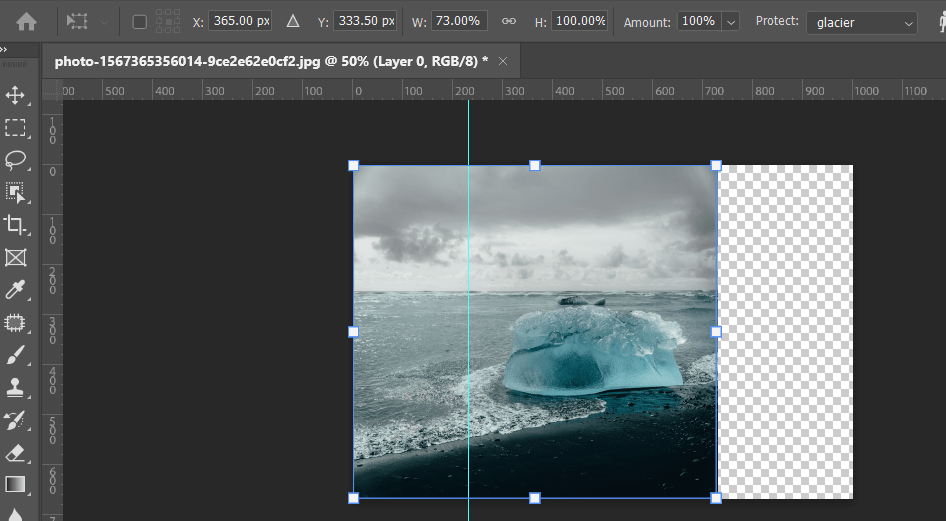 Content Aware Scale in Adobe Photoshop. Content-Aware Scale and Move in Adobe Photoshop